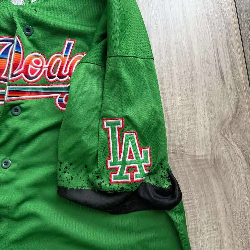 Nike Los Angeles Dodgers Julio Urías  Mexico Jersey Green XXXL